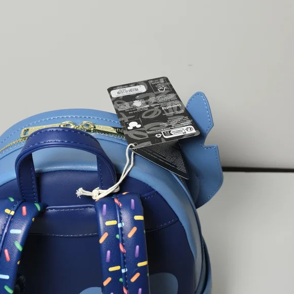 Loungefly Disney Lilo & Stitch Ice Cream Stitch Figural Mini Backpack New - Picture 7 of 10